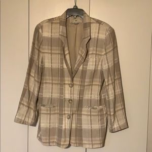 Express Plaid Blazer